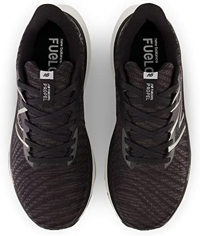 New Balance Women's FuelCell Propel V4 Running Shoe, Black/White, 8 | Image 4