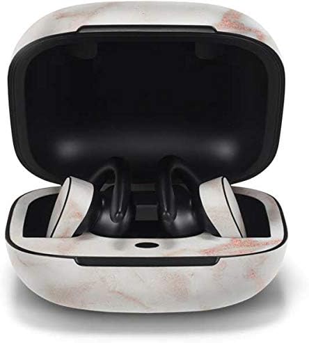 Skinit Decal Audio Skin Compatible with PowerBeats Pro - Rose Gold Marble Design