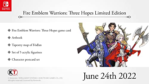 Fire Emblem Warriors : Three Hopes Edition Limitée (Nintendo Switch)