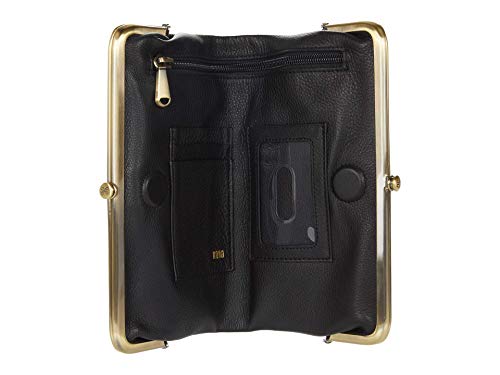 Image of HOBO Lauren Black Velvet Hide One Size