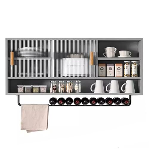 GAZOGJ Kitchen Wall Cabinet,11 Deep Wall Mounted Storage Cabinet with