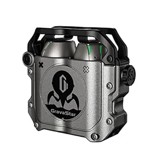 GravaStar SIRIUS | Cuffie Auricolari Bluetooth 5.2 | Wireless Senza Fili | Controllo Touch | IPX5 Resistente Acqua (Grigio spaziale)