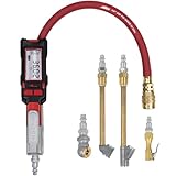Milton Precision Digital Tire Pressure Gauge S-580ekit, Made In USA Most Accurate Inflator Gauge Available, Perfect for Professional Technicians, Easy to Read Display, 0-160 PSI Pressure Range, Red