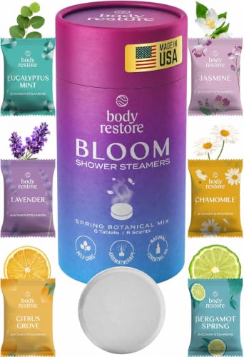 Body Restore Shower Steamers Aromatherapy 6 Pack – Fathers Day Gift for Dad, Birthday Gifts for...