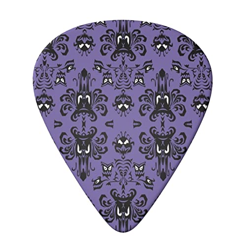 Lot de 6 médiators pour guitare acoustique, guitare électrique, basse, ukulélé Motif horreur sur fond violet - Les Beatles, Paul McCartney, John Lennon, RIngo Starr, George Harrison Lot de 6 médiators pour guitare acoustique, guitare électrique, basse, ukulélé Motif horreur sur fond violet – Image 4