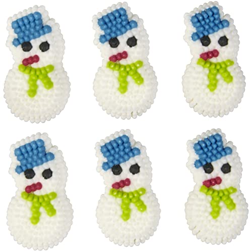 Wilton Icing Decorations 25/Pkg-Snowman Dot Matrix #TOP1