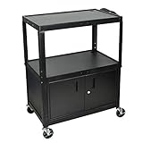 LUXOR AVJ42XLC Locking Cabinet, 42