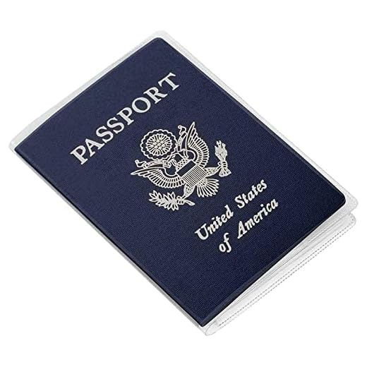 Clear Transparent Passport Cover Holder Case Organizer ID Card Travel Protector (Clear x5)
