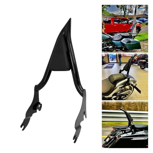 Dossier passager arrière détachable noir pour Electra Glide 2009-2023