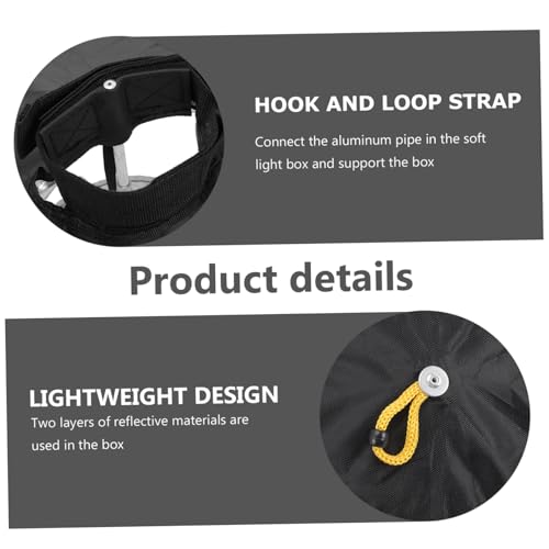 Difusor reflector para flash de cámara luz anular portátil con bolsa 5