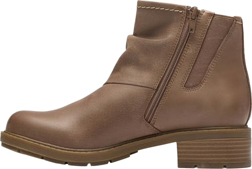 Clarks Clarks Womens Hearth Sofia Dark Sand Leather 9.5 Medium