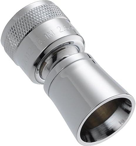 Delta Faucet Single-Spray Shower Head, Chrome 52654-PK, 0.5