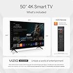 VIZIO 50 Inch V Series 4K UHD LED HDR Smart TV Bluetooth Compatible with Dolby Vision HDR/HDR10+, HDMI VRR, DTS Virtual X and WiFi 6 Dual-Band (V4K50M-0809) - Image 3