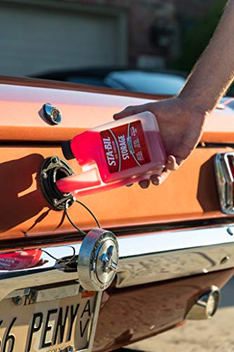 Sta-Bil Storage Fuel Stabilizer - Keeps Fuel Fresh For Up To Two Years, Effective In All Gasoline Including All Ethanol Blended Fuels, For Quick, Easy Starts, Treats Up To 40 Gallons, 16Oz (22207) , Red #TOP6