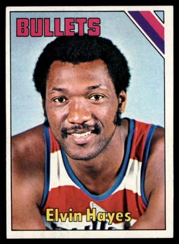 1975 Topps #60 Elvin Hayes Washington Bullets (Wizards) (Basketball Card) EX Bullets (Wizards) Houston