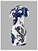 Floerns Women's Cheongsam Chinese Traditional Dragon Print Qipao Bodycon Mini Dress Blue Medium