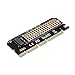 GINGLE M.2 NVMe to PCIe Adapter Card with Heatsink, Low - Profile Bracket, M - Key Converter Compatible with PCIe x1/x4/x8/x16 for Desktop PC Expansion