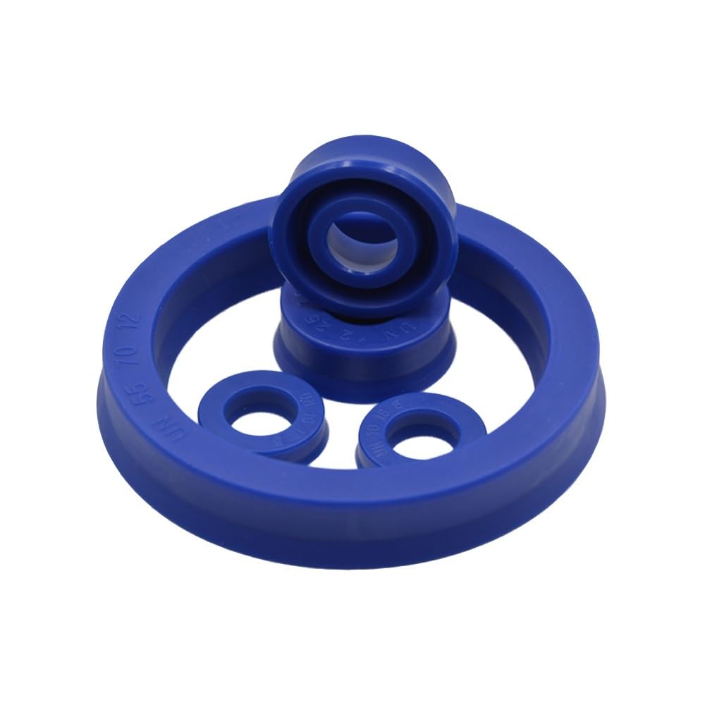 Guarnizione radiale dell'albero delle Nazioni Unite, Guarnizione idraulica in poliuretano da 10 pezzi 38 mm | Guarnizione for stelo pistone, 32 MPa, da -30 a 80 ℃, PU(38x45x5mm)