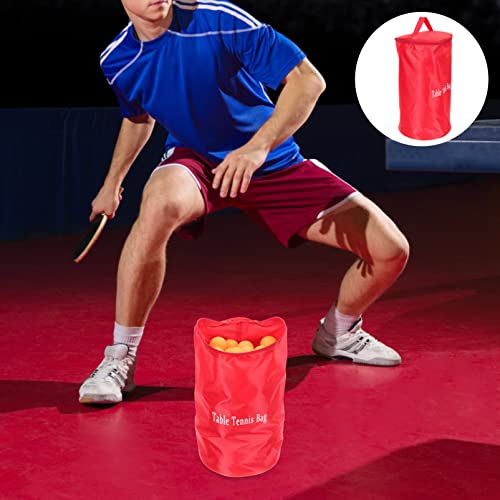 Bolsa de tenis de mesa Kisangel para evitar la pérdida de pelotas 5