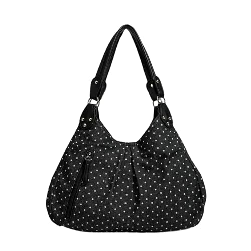 Sac à bandoulière pour femmes style hobo croissant et pochette tendance