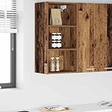 Sophrelle Mueble Colgante Madera Vieja 40 x 29,5 x 80 cm Marrón,884448