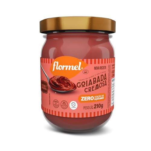 Goiabada Cremosa FLORMEL Zero Açúcar - 210 Gramas Goiabada Cremosa FLORMEL Zero Açúcar - 210 Gramas