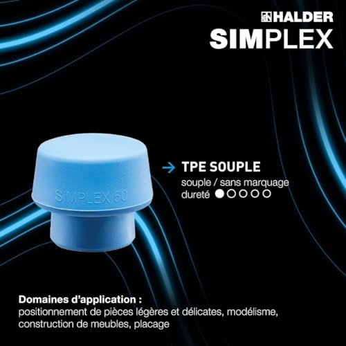 Marteau de menuisier Halder Plusbox pour assembler sans abîmer vos meubles - 8