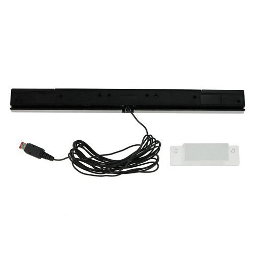 Wired Remote Sensor Bar Infrared Ray Inductor Compatible with Nintendo Wii Controller