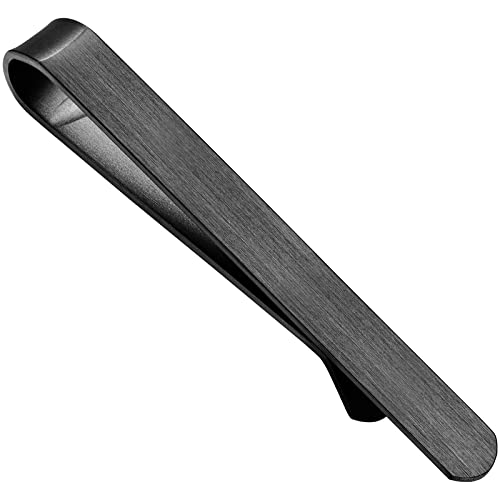 2.2/2.5 Inch Tie Clips for Men in Gift Box, Tie Bar Clip Set for Mens Regular Tie or Traditional Tie, Birthday Anniversary Christmas Gift