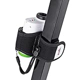 Xislet Fall-Arrest 4 Magnetic Golf Rangefinder Wrap Mount Strap with Adjustable Lanyard Stay-on Band for Golf Cart Railing Rangefinder Holder Attachment