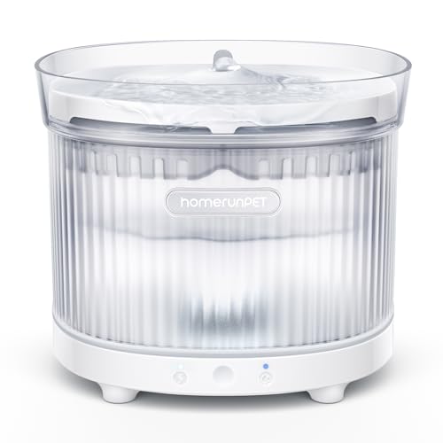 Homerunpet �L ������ �݂��̂݊� �����݊� ���������� �� �y�b�g���S�R�[�h���X �É� �[�d�� �g�ݗ��ĊȒP �������ȒP �ꃖ���[�d�s�v ���C�����X�|���v ��e�� 2L LED���C�g 3�̋������[�h �t�B���^�[�t�� ������ԑΉ� �ȃG�l���M