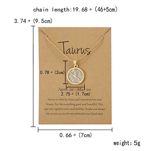 Gold Star Sign Coin Constellation Pendant Chain Necklace – Day – Scorpio (24th October - 22nd November) - Zodiac Constellation Horoscope Celestial Astrology Jewellery - Women Men Gift - Image 6