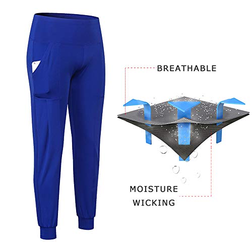 Leggings para ioga esportiva feminina, Romacci Leggings de ioga esportiva feminina para alongamento
