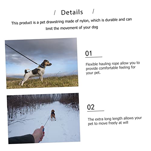 Corde de sécurité pour chien robuste et laisse de traction de marche - 4