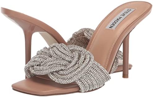 Steve Madden Women's Appluad Heeled Sandal, Rhinestone, 6 | Image 6