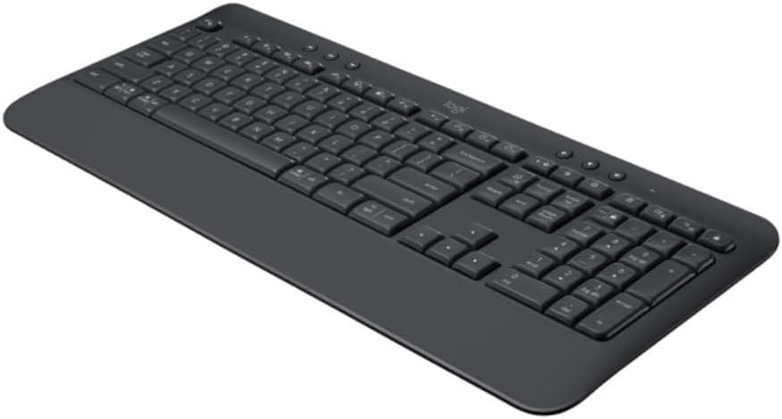LOGITECH Signature K650 Comfort Full-Size Wireless Keyboard with Wrist Rest Graphite