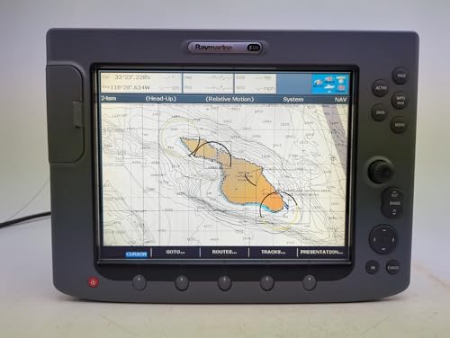 Image of Raymarine E02013 E120 12.1-inch Waterproof Navigation Display and Marine GPS /Chartplotter With Fishfinder