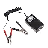 バッテリークリップ付きのパワーコンバーター12V 24Vから5V USBパワーアダプターレギュレーター充電器4ポート用携帯電話クイックマルチデバイス