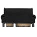 Produktbild Professionelle SFF-8482 SAS zu SATA 180 Grad Winkel Adapter Konverter gerader Kopf perfekt für Ihr Gerät