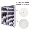 SANFURNEY 6 Slots Top Rack of Ink Pad Storage Holder and Stamp Pad Organizer Rack for 3" x 3" Ink Pads, Stackable Vertically #3
