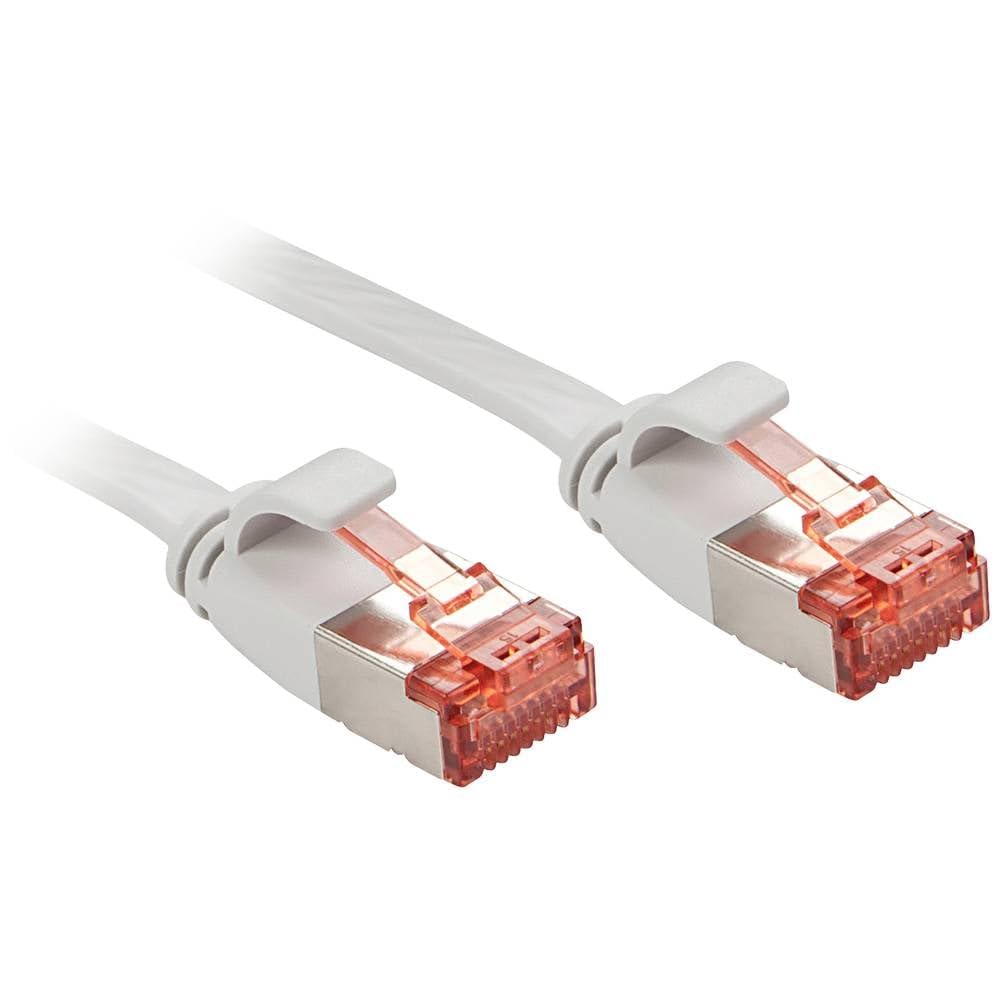 LINDY 47551 1m Cat.6 U/FTP Flachband-Netzwerkkabel, grau