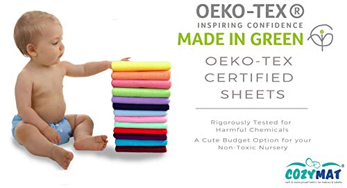 Image of Dry Sheet Quick Waterproof Breathable Bed Protector & Crib Sheet (Size: 140cm X 100cm) Firoza, Large