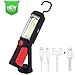 Produktbild DOOK LED Arbeitsleuchte Taschenlampe Werkstattlampe LED COB Inspektionsleuchten Wiederaufladbare mit Haken zum Aufhängen und Magnet Basis für Auto Reparatur,Werkstatt,Garage,Camping, Notbeleuchtung