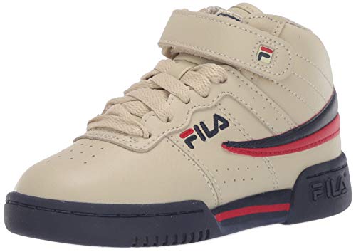 Fila womens Fila F-13 Big Kids Sneaker, Cream/Fila Navy/Fila Red, 7 Big Kid US