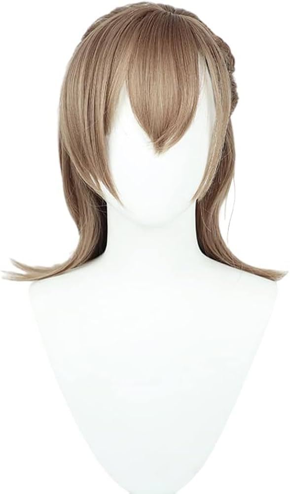 葉　ウィッグご確認ページ Amazon.co.jp: コスプレウィッグ 叶かなえ ブラウン ハーフ