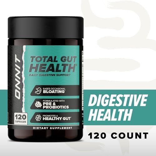 Miniatura 6 de ONNIT Total Gut Health - Suplemento digestivo diario IGEN(TM) probado sin OMG para mujeres y hombres con 7 cepas de probióticos, prebióticos,