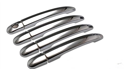 Garniture de poignée de porte chromée pour Chevrolet Lacetti et Nubira 2004-2009