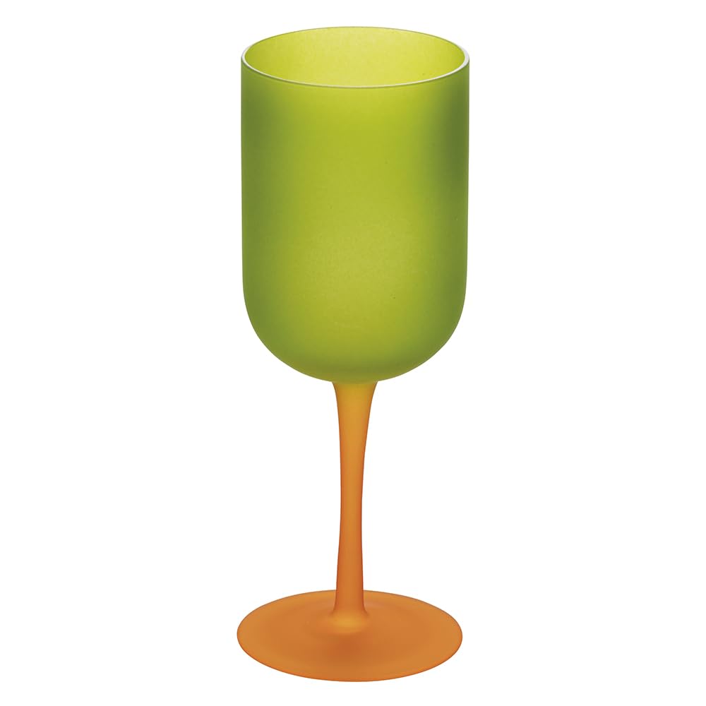 Villa d'Este Home Tivoli Zestaw 6 kieliszków 450 ml ze szkła z efektem frosted, Color Shock