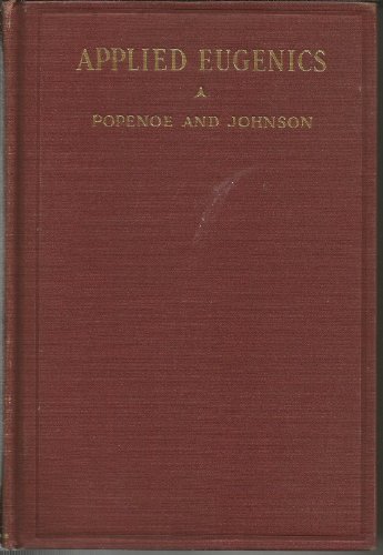 Applied Eugenics. B004ZWHFWU Book Cover