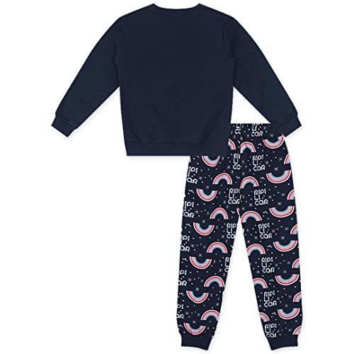 Conjunto moletom, Mundo Ripilica, meninas, Azul, 4